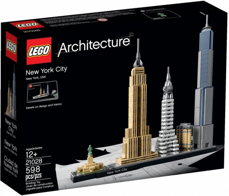 LEGO ARCHITECTURE NOWY JORK 21028 12+