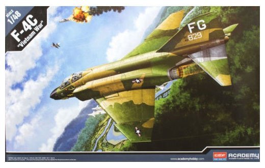 ACADEMY F-4C PHANTOM VIETNAM WAR 12294 SKALA 1:48