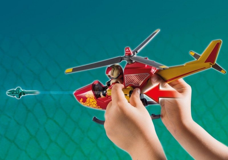 PLAYMOBIL EXPLORERS HELIKOPTER Z PTERODAKTYLEM 9430 4+