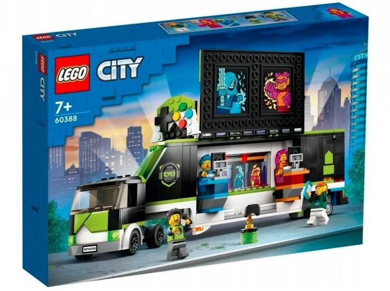 LEGO CITY CIĘŻARÓWKA NA TURNIEJ GIER 60388 7+