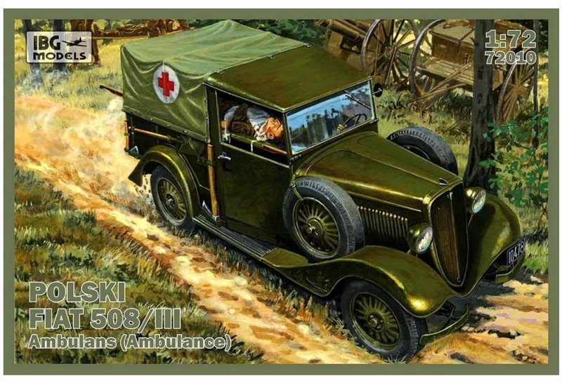 IBG POLSKI FIAT 508/III AMBULANS SKALA 1:72