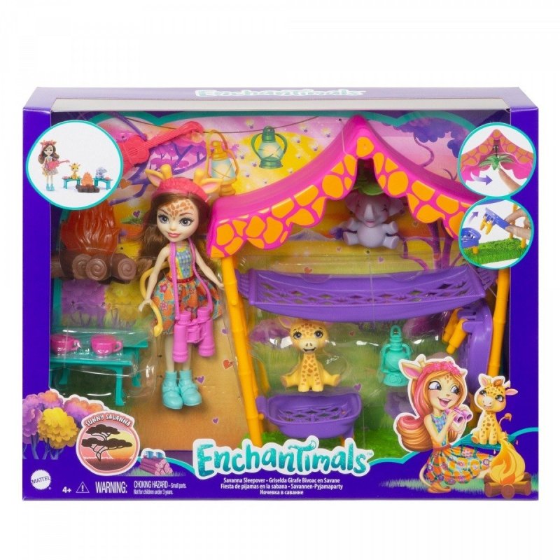 MATTEL ENCHANTIMALS BIWAK NA SAWANNIE GTM33 4+