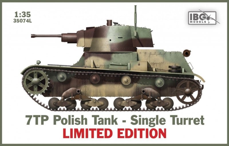 IBG 7TP POLISH TANK SINGLE TURRET EDYCJA LIMITOWANA 35074L SKALA 1:35