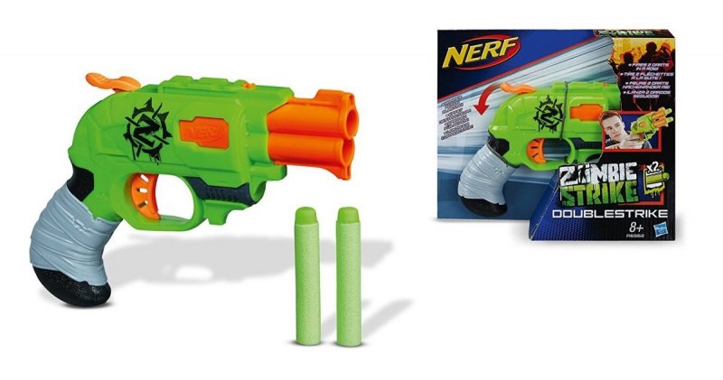 HASBRO WYRZUTNIA NERF ZOMBIE DOUBLESTRIKE A6562 8+