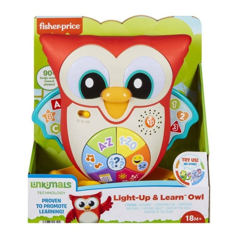 FISHER PRICE LINKIMALS INTERAKTYWNA SOWA HJN58 18M+