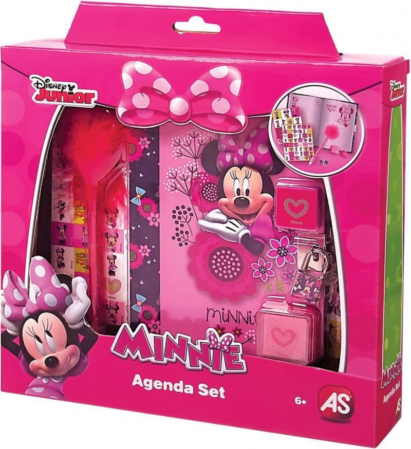 AS COMPANY PAMIĘTNIK Z AKCESORIAMI MINNIE 6+