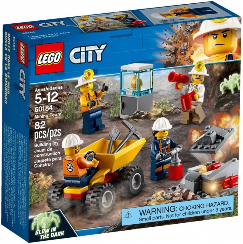 LEGO CITY EKIPA GÓRNICZA 60184 5+