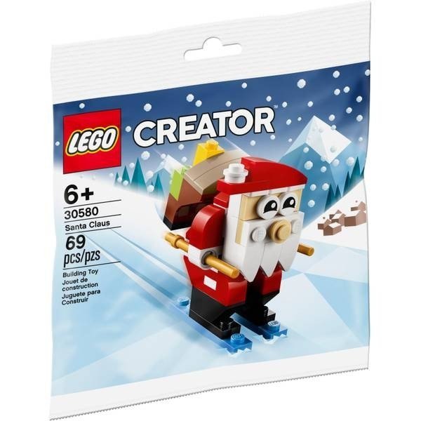 LEGO CREATOR ŚWIĘTY MIKOŁAJ NA NARTACH 30580 6+