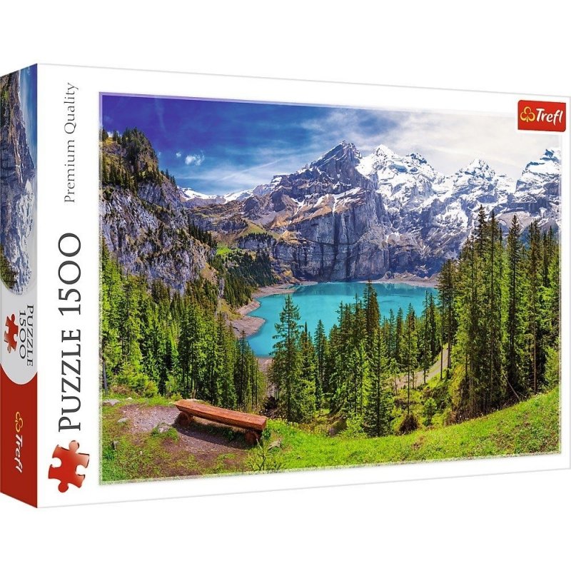 TREFL 1500 EL. JEZIORO OESCHINEN ALPY PUZZLE 8+