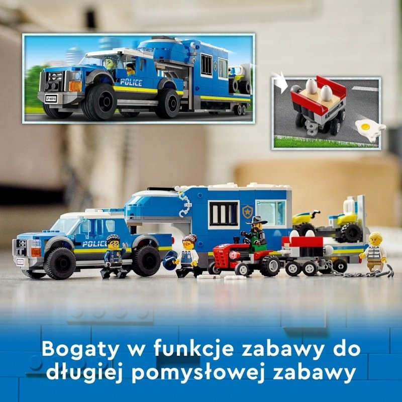 LEGO CITY MOBILNE CENTRUM DOWODZENIA POLICJI 60315 6+