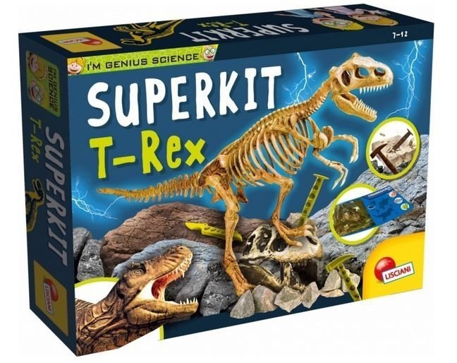 LISCIANI I AM GENIUS WYKOPALISKA DINOZAURY SUPER KIT T-REX 7+