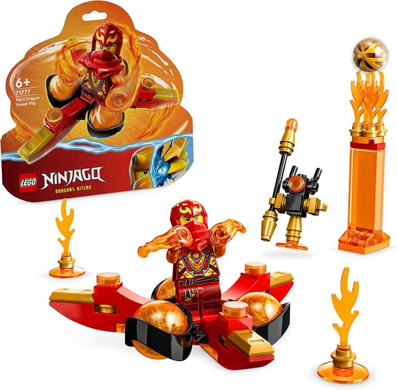 LEGO NINJAGO SMOCZA MOC KAIA - SALTO SPINJITZU 71777 6+