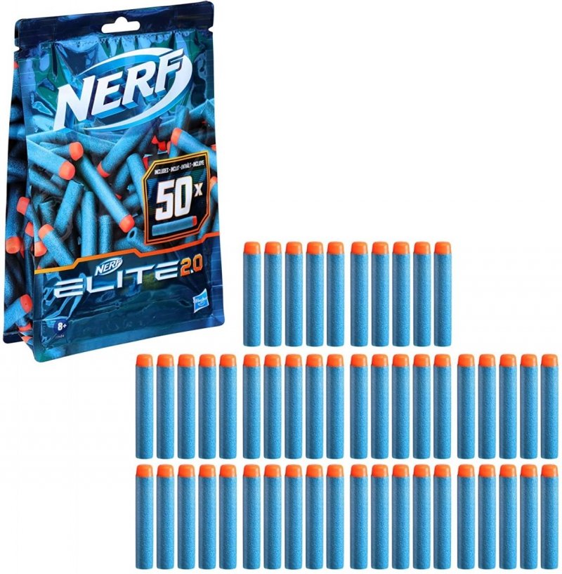 HASBRO 50 STRZAŁEK NERF ELITE 2.0 E9484 8+