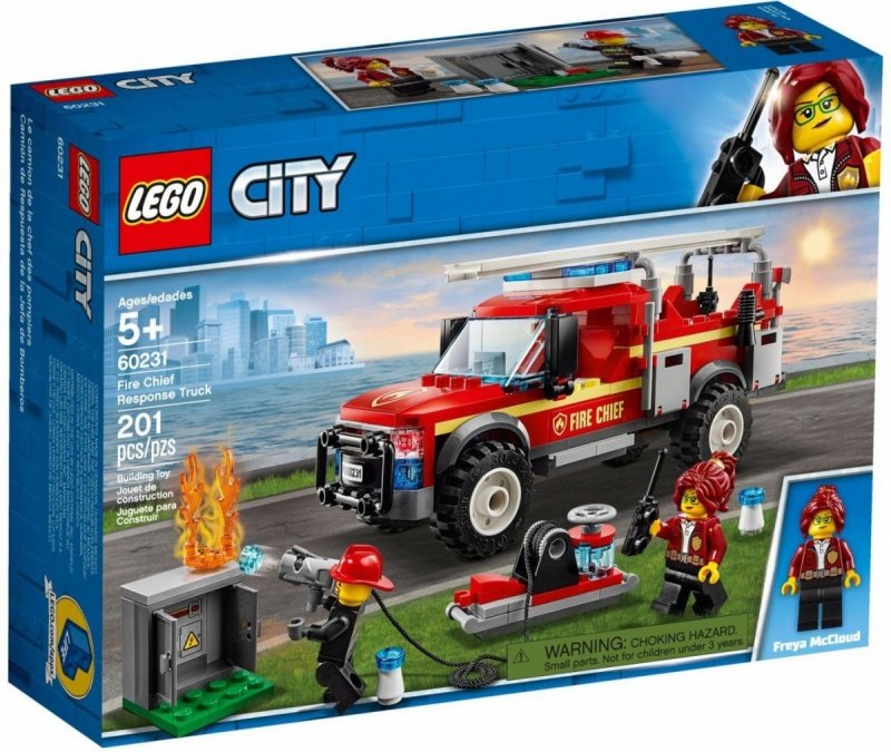 LEGO CITY TERENÓWKA KOMENDANTKI STRAŻY POŻARNEJ 60231 5+