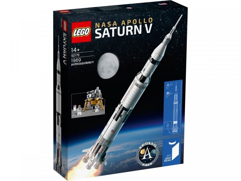 LEGO IDEAS RAKIETA NASA APOLLO SATURN V 92176 14+