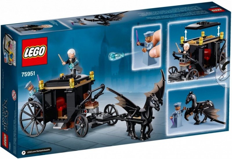 LEGO FANTASTIC BEASTS UCIECZKA GRINDELWALDA 75951 7+