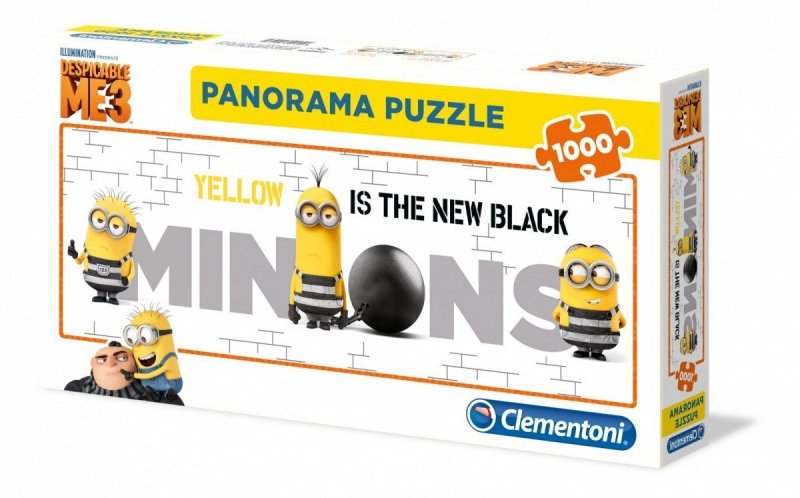 CLEMENTONI 1000 EL. PANORAMA MINIONKI PUZZLE 10+