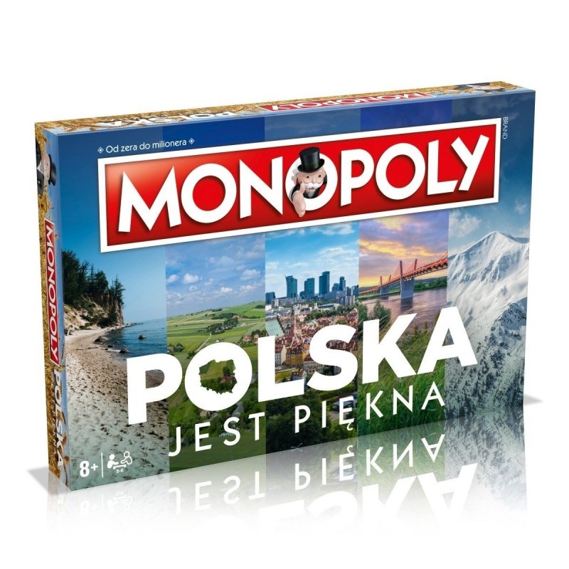 WINNING MOVES GRA MONOPOLY POLSKA JEST PIĘKNA 8+