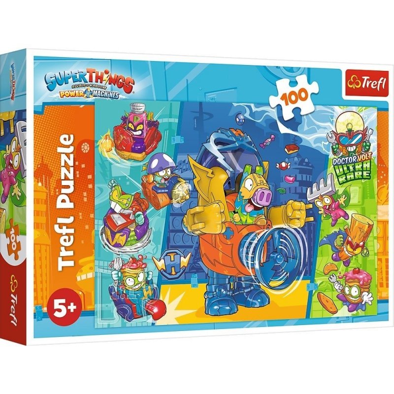 TREFL 100 EL. SUPER SIŁA SUPER ZINGS PUZZLE 5+