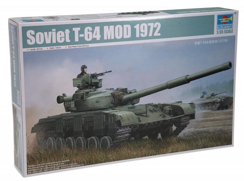 TRUMPETER SOVIET T-64 MOD. 1972 01578 SKALA 1:35