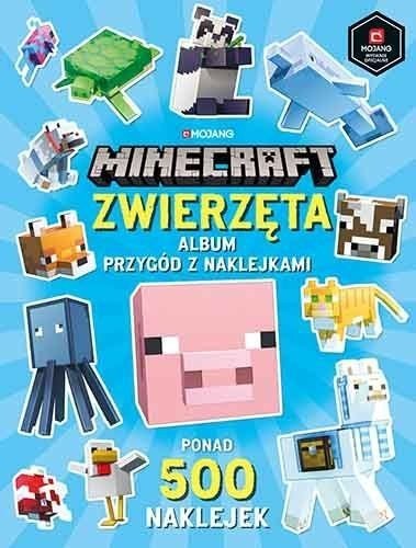 EGMONT KSIĄŻECZKA MINECRAFT ZWIERZĘTA ALBUM PRZYGODY Z NAKLEJKAMI 3+