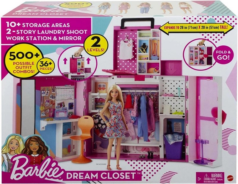 MATTEL GARDEROBA BARBIE HBV28 3+