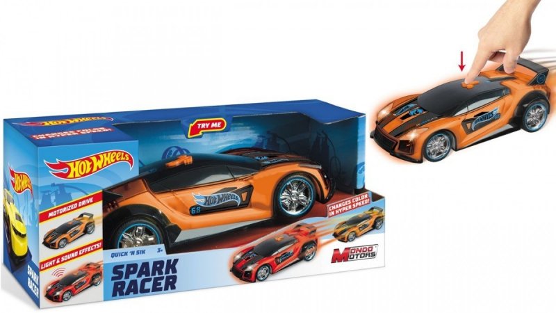 BRIMAREX POJAZD MONDO HOT WHEELS L&amp;S SPARK QUICK NSIK 3+