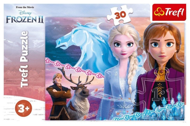 TREFL 30 EL. KRAINA LODU 2 FROZEN ODWAGA SIÓSTR PUZZLE 3+