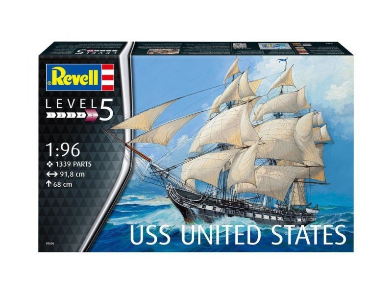 REVELL USS UNITED STATES 03944 SKALA 1:96