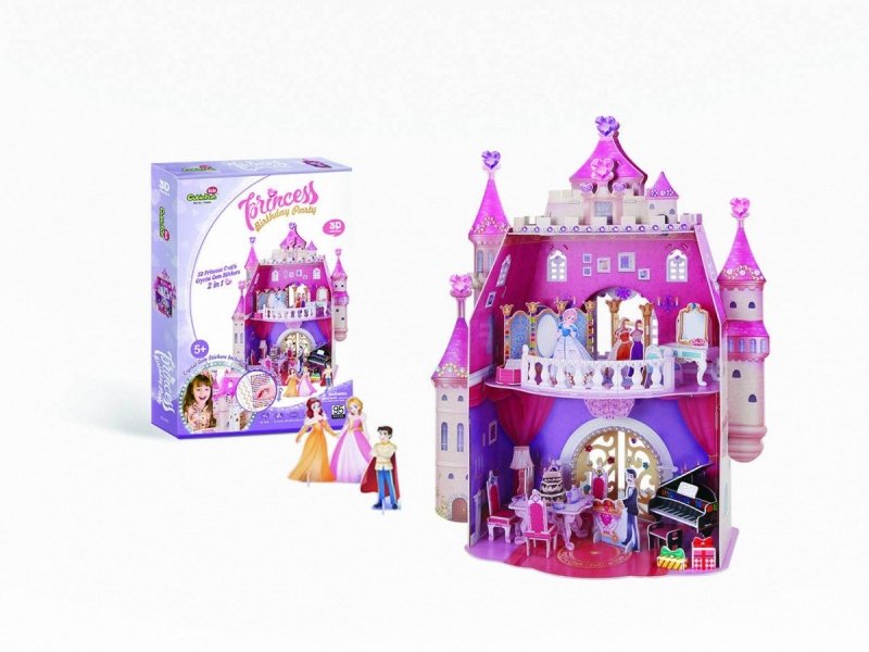 CUBICFUN PUZZLE 3D PRINCESS BIRTHDAY PARTY 95EL. 8+