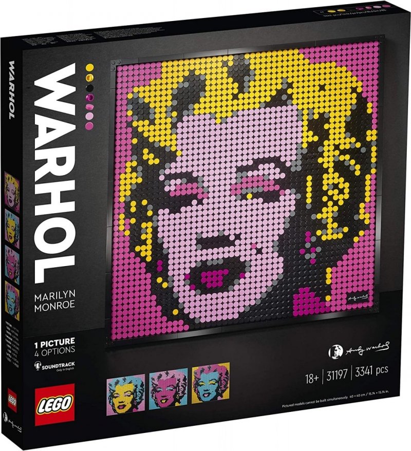 LEGO ART MARILYN MONROE ANDYEGO WARHOLA 31197 18+