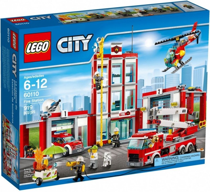 LEGO CITY REMIZA STRAŻACKA 60110 6+