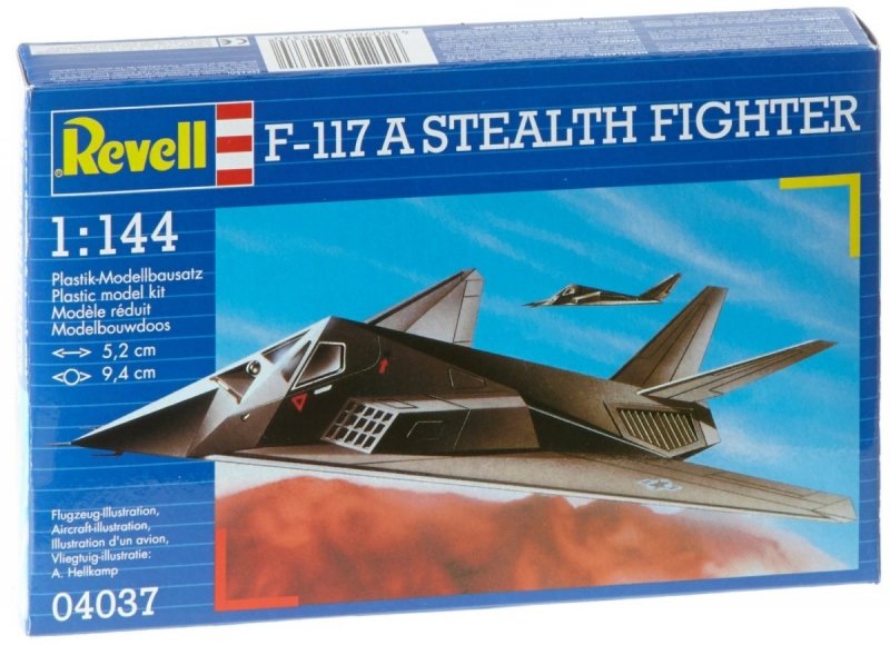 REVELL F-117A STEALTH FIGHTER 04037 SKALA 1:144 8+
