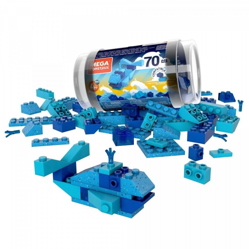 MEGA BLOKS KLOCKI MEGA CONSTRUX MAŁA TUBA GRANATOWA GVM58 4+