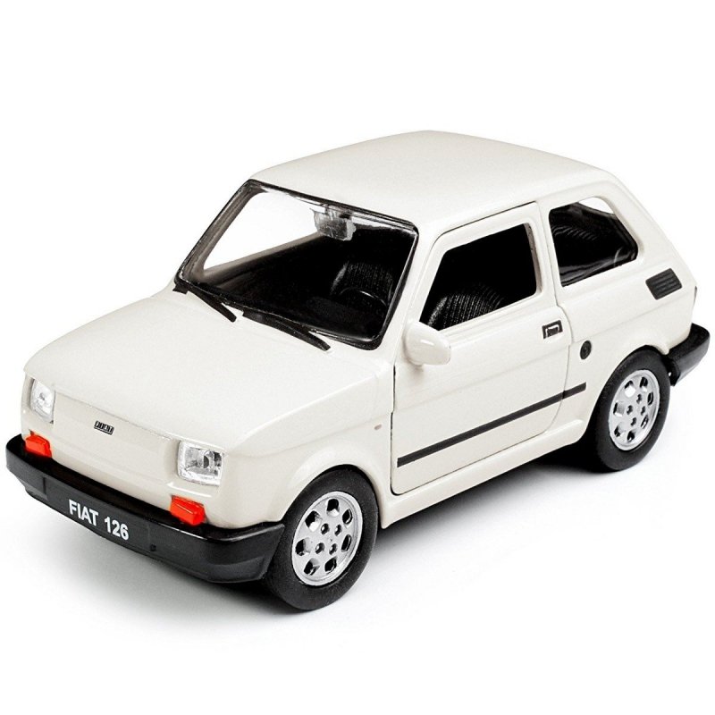 WELLY FIAT 126P BIAŁY SKALA 1:21