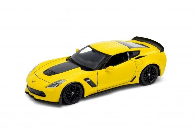 WELLY SAMOCHÓD 2017 CHEVROLET CORVETTE Z06 SKALA 1:24