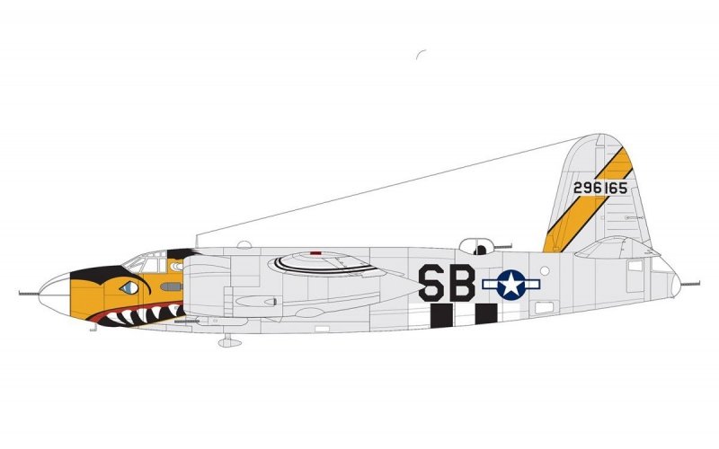 AIRFIX MARTIN B-26B MARAUDER 04015a SKALA 1:72