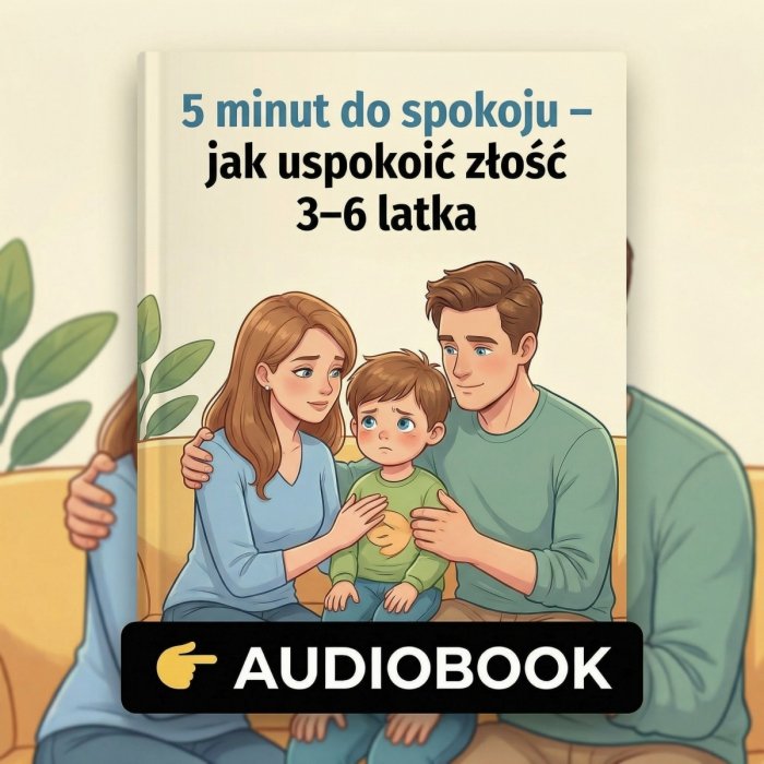 Audio-book "5 minut do spokoju – jak uspokoić złość 3–6 latka"PowrótZapisz i wyjdźZapisz