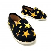 Buty dla dzieci na rzep Slippers Family Black Stars