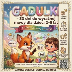 Gadulki.pl– 30 dni do wyraźnej mowy | Ćwiczenia dla dzieci 2–6 lat (e-book)