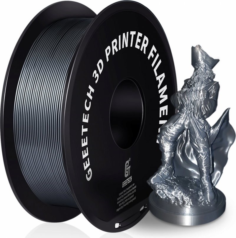 Filament Geeetech PETG Silver Srebrny