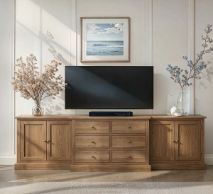 SZAFKA RTV DREWNIANA LUTICJA