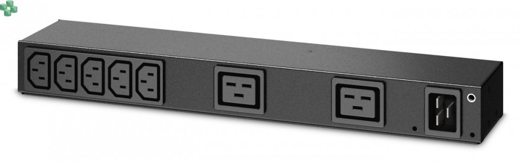 AP6120A Rack PDU, Basic, 0U 1U, 100-240V 20A, 220-240V 16A, (7) C13, (2 ...