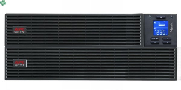 SRV2KRILRK-E Zasilacz APC Easy UPS On-Line, 2000VA/1800W, Rackmount 2U, EPO, 230V, 4x IEC C13, Intelligent Card Slot, LCD, Extended runtime, W/ rail kit