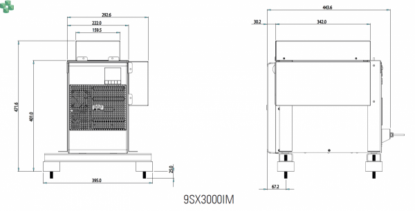 Zasilacz UPS EATON 9SX3000IM, On-Line, MARINE, 3000VA/2700W