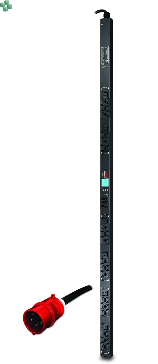 AP8881 Monitorowana listwa zasilająca PDU 2G do montażu w szafie, zero U, 11 kW, 230 V, (36) C13 i (6) C19, 3F/1F
