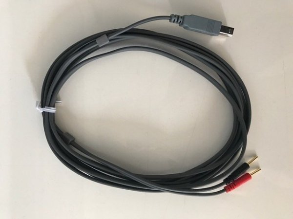 Przewód do Elektrod do BTL Smart/Premium Ciemnoszary Nowego Typu z Wejściem USB