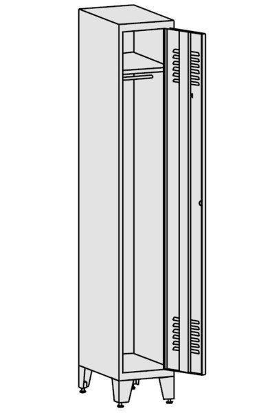 Szafa Ubraniowa Sum 310/311 Jednodrzwiowa Szerokość Modułu 30cm - Różne Kolory i Rodzaje