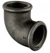 KOLANO KOLANKO WW FI 6/4 CALA DN40 11/2 ŻELIWNE CZARNE STAL MOCNE