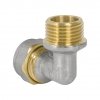 KOLANO KOLANKO NYPLOWE PEX ALUPEX SKRĘCANE 20 mm x 1/2'' GZ MOSIĄDZ